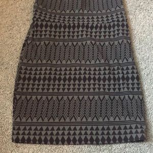 Green and Black skirt